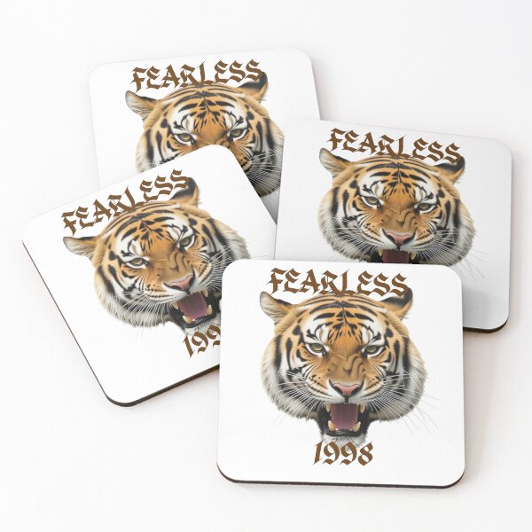Item preview, Fearless 1998 Birth Year Tiger Photo Art  designed and sold by Debsgiftware .