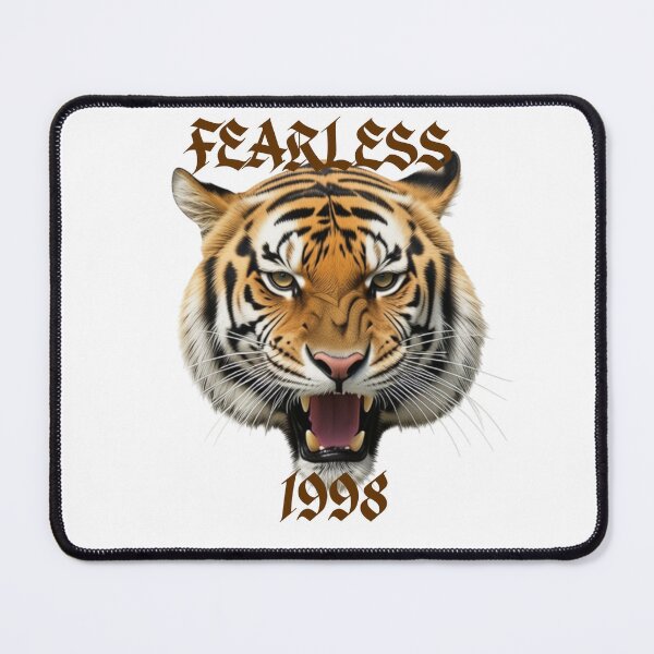 Item preview, Fearless 1998 Birth Year Tiger Photo Art designed and sold by Debsgiftware .