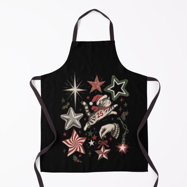 Item preview, Vintage Star Christmas Cat Ornament Collage Graphic Cute Soft Grunge designed and sold by Yellowriversss.