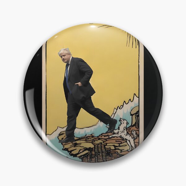 Item preview, Anti-Boris Johnson The Fool Tarot designed and sold by Eswara Prasath.