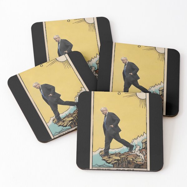 Item preview, Anti-Boris Johnson The Fool Tarot designed and sold by Eswara Prasath.