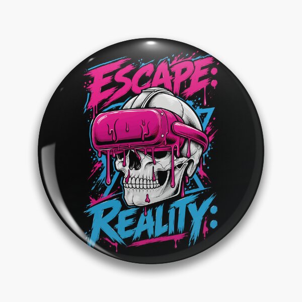 Item preview, Escape Reality – Melting VR Skull designed and sold by digijob.