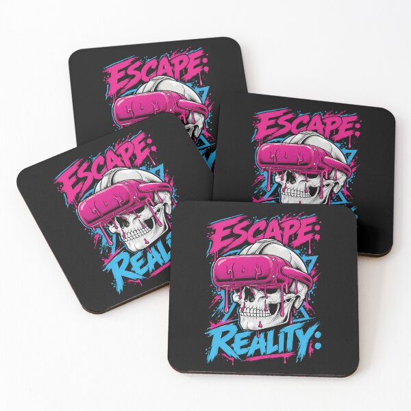 Item preview, Escape Reality – Melting VR Skull designed and sold by digijob.