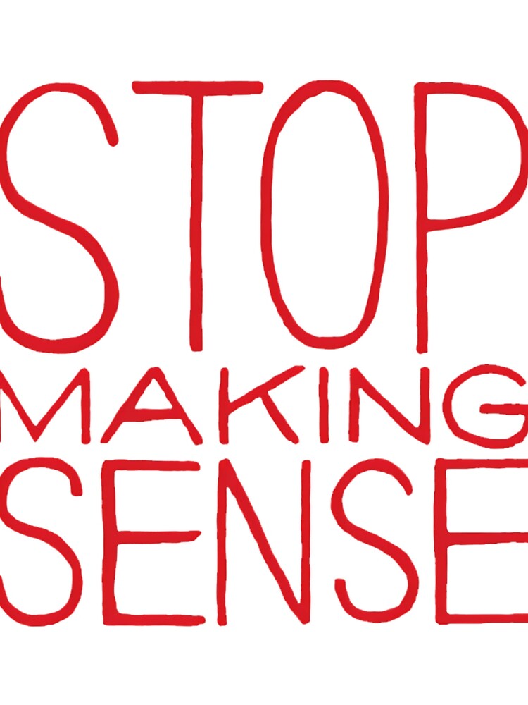 Thumbnail 3 of 3, Scarf, Stop Making Sense designed and sold by utter-risch.