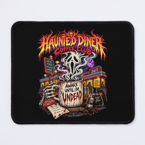 Item preview, Haunted Diner Coffee club – Awake Until I’m Undead Horror designed and sold by SidTastic .