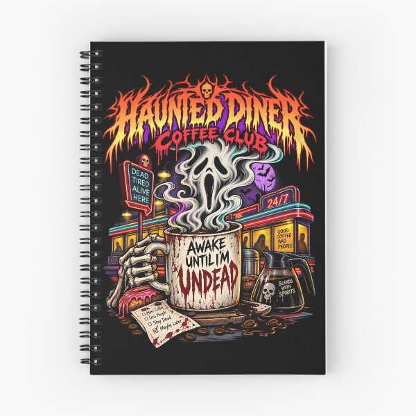 Artikelvorschau, Haunted Diner Coffee Club – Wach, bis ich untot bin (Horror) entworfen und verkauft von SidTastic .