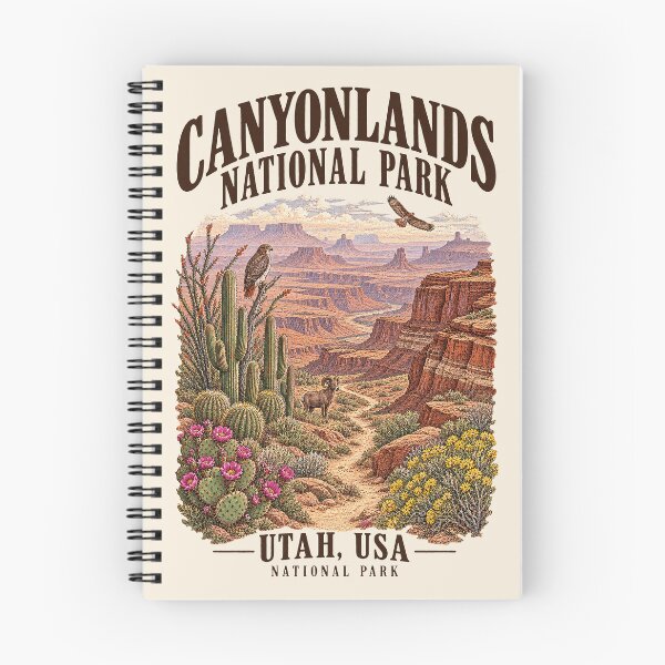 Item preview, Canyonlands National Park, Utah, USA [Vintage Illustration] designed and sold by elektronen.