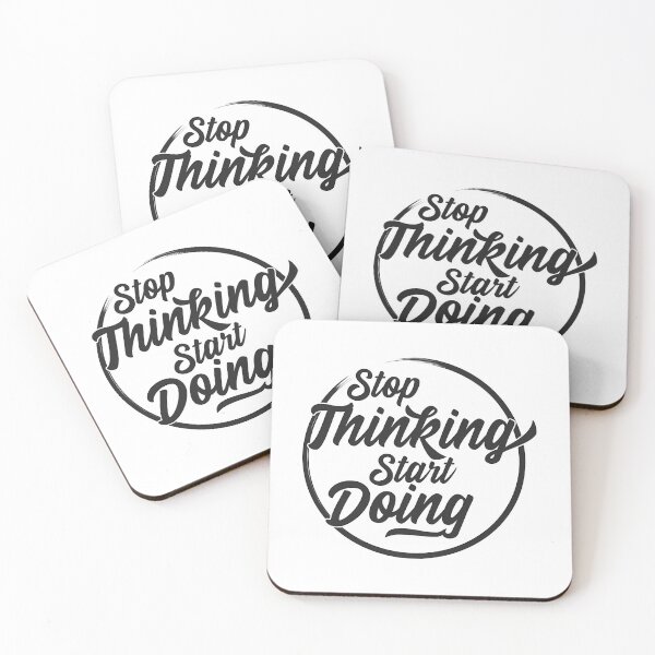 Item preview, Stop Thinking Start Doing - Motivational Quote designed and sold by utter-risch.