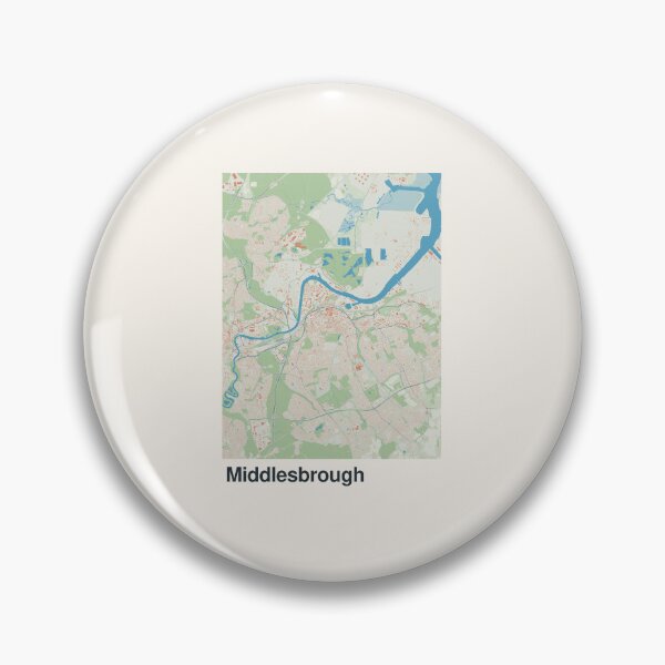 Item preview, Middlesbrough Minimalistic Map Art designed and sold by MapsNerd.