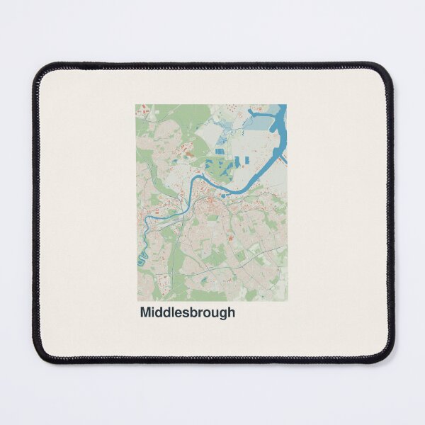 Item preview, Middlesbrough Minimalistic Map Art designed and sold by MapsNerd.