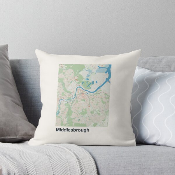 Item preview, Middlesbrough Minimalistic Map Art designed and sold by MapsNerd.