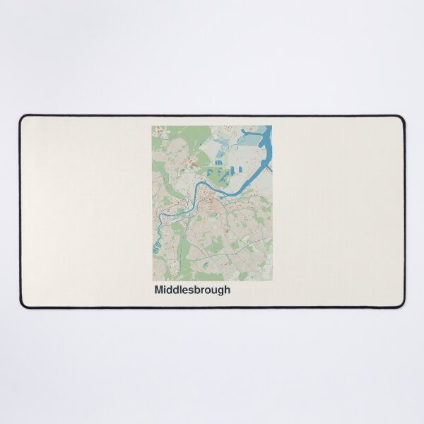 Item preview, Middlesbrough Minimalistic Map Art designed and sold by MapsNerd.