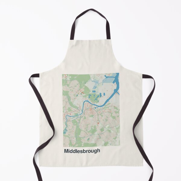 Item preview, Middlesbrough Minimalistic Map Art designed and sold by MapsNerd.