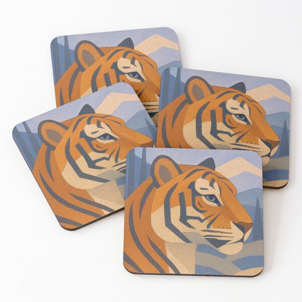 Item preview, Tiger illustration – Wild and Majestic Animal Portrait designed and sold by GalleryKauffeld.