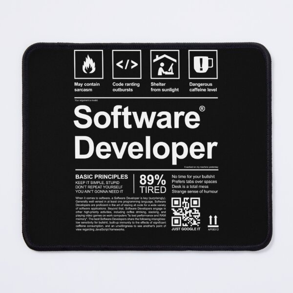 Item preview, Software Developer Label  designed and sold by morinikhpankaua.