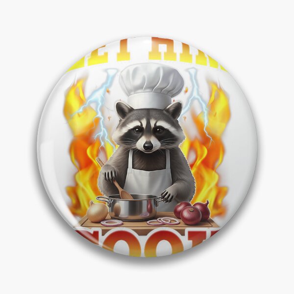 Item preview, Let Him Cook Funny Sarcastic Raccoon MasterChef Meme Tank Top designed and sold by gidget-gadget.