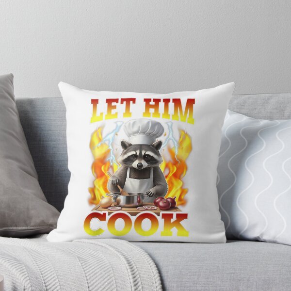 Item preview, Let Him Cook Funny Sarcastic Raccoon MasterChef Meme Tank Top designed and sold by gidget-gadget.