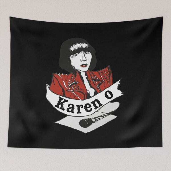 Item preview, Karen O Inspired Rock Performer Graphic designed and sold by Giannihanahan.