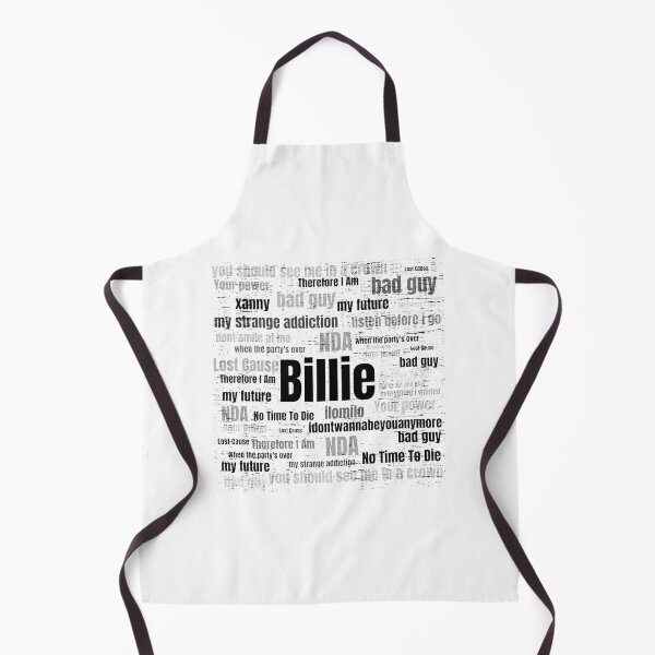 Item preview, Billie Eilish Inspired Artistic Typography Featuring Her Song Titles designed and sold by Rasmus Skjold.