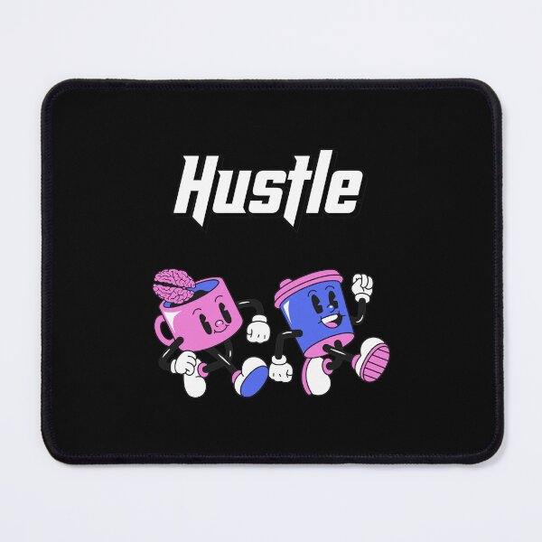 Item preview, Hustle Retro Cartoon Coffee Cup Brain Motivation designed and sold by LetitiaSkiles.