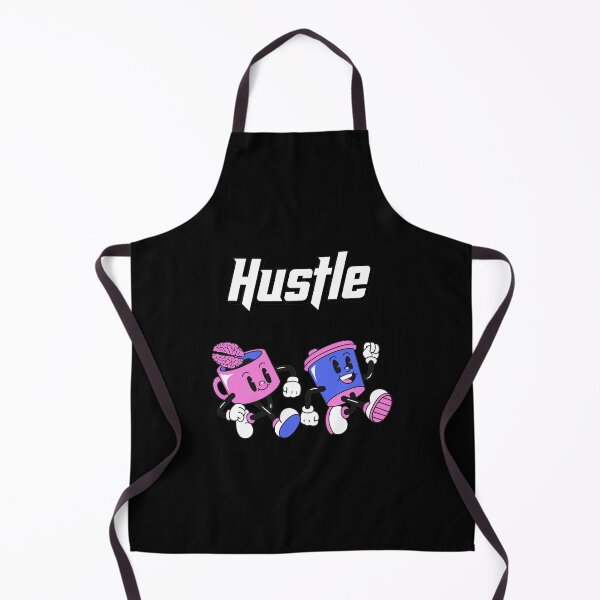 Item preview, Hustle Retro Cartoon Coffee Cup Brain Motivation designed and sold by LetitiaSkiles.