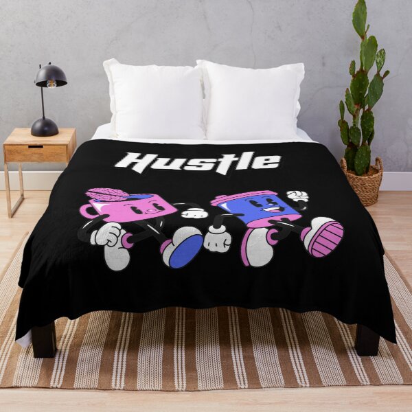 Item preview, Hustle Retro Cartoon Coffee Cup Brain Motivation designed and sold by LetitiaSkiles.