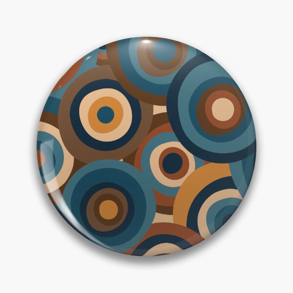 Item preview, Autumn circles I Retro Geometric Art I Diana Large ART designed and sold by Diana Large ART.