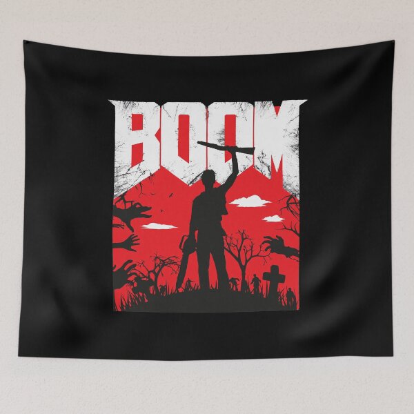 Item preview, BOOM Chainsaw Man Zombie Hunter designed and sold by LetitiaSkiles.