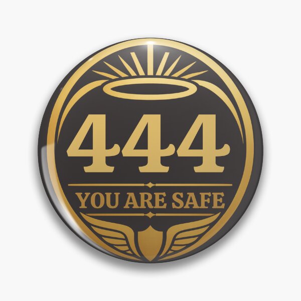 Item preview, 444 You Are Safe – Angel Number Spiritual Quote designed and sold by CosmicQuietStudio.