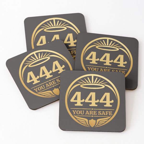 Item preview, 444 You Are Safe – Angel Number Spiritual Quote designed and sold by CosmicQuietStudio.