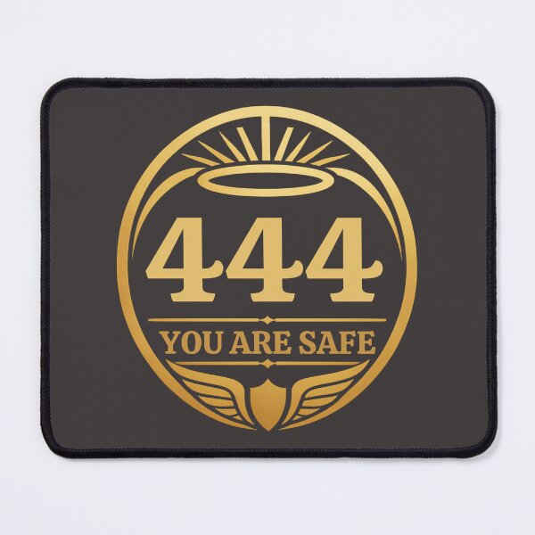 Item preview, 444 You Are Safe – Angel Number Spiritual Quote designed and sold by CosmicQuietStudio.