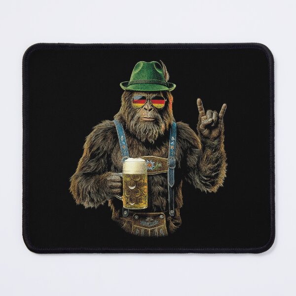 Item preview, Bigfoot Rock On Oktoberfest Lederhosen German Men Prost Beer designed and sold by Capisedo.