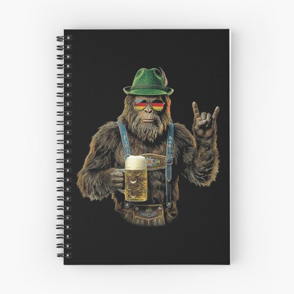 Item preview, Bigfoot Rock On Oktoberfest Lederhosen German Men Prost Beer designed and sold by Capisedo.