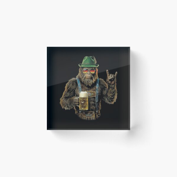 Item preview, Bigfoot Rock On Oktoberfest Lederhosen German Men Prost Beer designed and sold by Capisedo.
