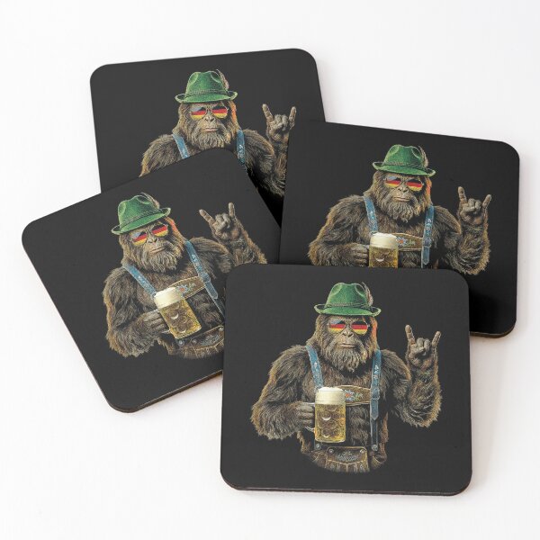 Item preview, Bigfoot Rock On Oktoberfest Lederhosen German Men Prost Beer designed and sold by Capisedo.
