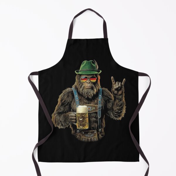 Item preview, Bigfoot Rock On Oktoberfest Lederhosen German Men Prost Beer designed and sold by Capisedo.