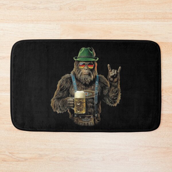 Item preview, Bigfoot Rock On Oktoberfest Lederhosen German Men Prost Beer designed and sold by Capisedo.