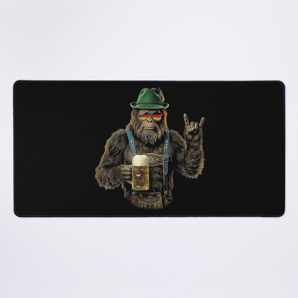 Item preview, Bigfoot Rock On Oktoberfest Lederhosen German Men Prost Beer designed and sold by Capisedo.