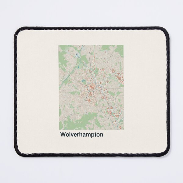 Item preview, Wolverhampton Minimalistic Map Art designed and sold by MapsNerd.