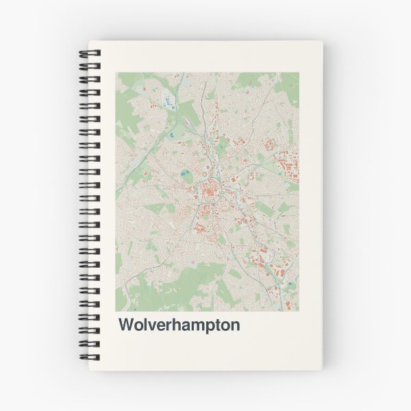 Item preview, Mapa minimalista de Wolverhampton designed and sold by MapsNerd.