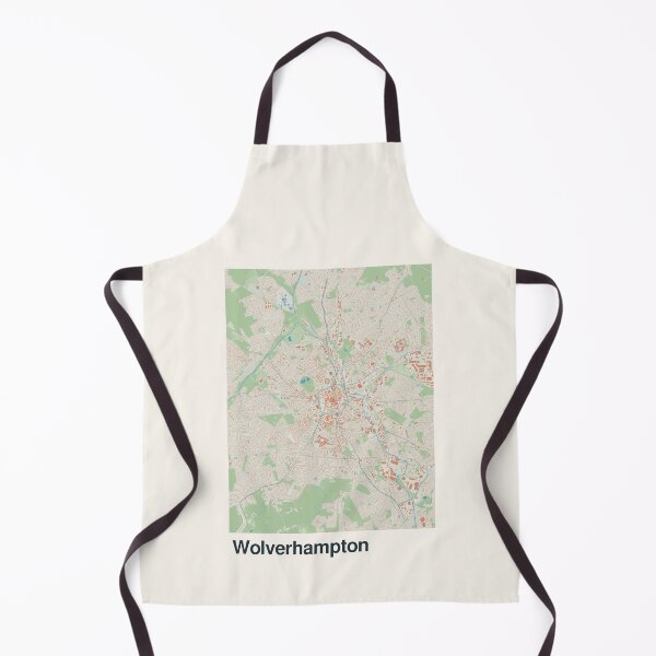 Item preview, Wolverhampton Minimalistic Map Art designed and sold by MapsNerd.