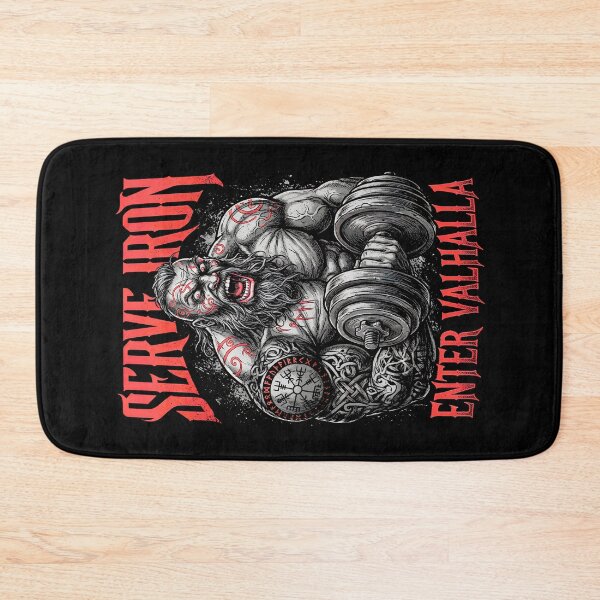 Item preview, Viking Berserker Gym Serve Iron Enter Valhalla Workout designed and sold by GrandeDuc.