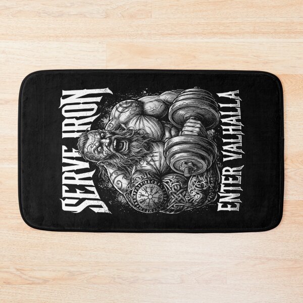 Item preview, Viking Berserker Gym Serve Iron Enter Valhalla Workout designed and sold by GrandeDuc.