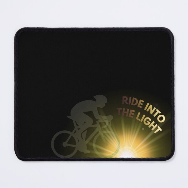 Item preview, Ride Into The Light - Inspirational Cyclist Silhouette designed and sold by Frafri92.