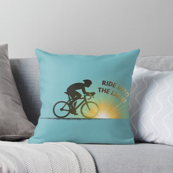 Item preview, Ride Into The Light - Inspirational Cyclist Silhouette designed and sold by Frafri92.