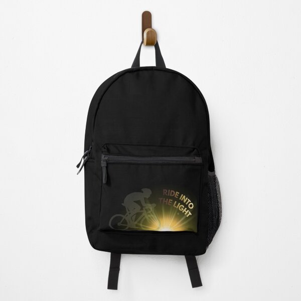 Item preview, Ride Into The Light - Inspirational Cyclist Silhouette designed and sold by Frafri92.