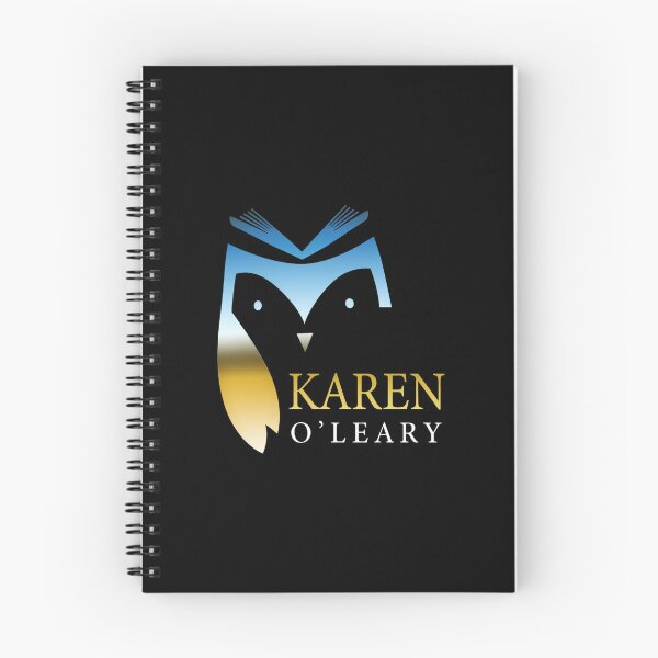 Item preview, Karen O'Leary Owl Emblem Gold Blue designed and sold by Giannihanahan.