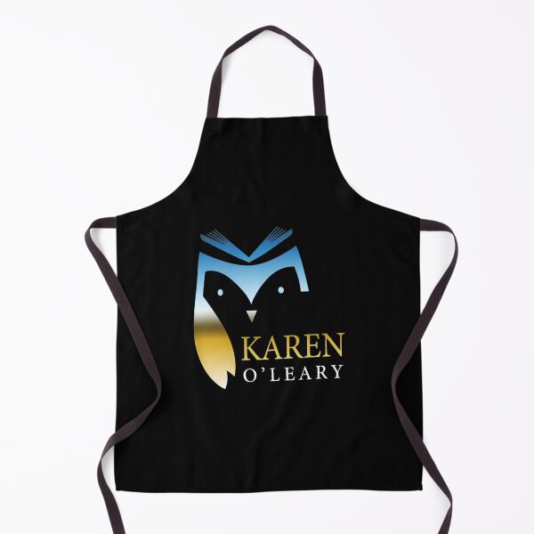 Item preview, Karen O'Leary Owl Emblem Gold Blue designed and sold by Giannihanahan.