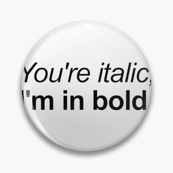 Item preview, You’re Italic I’m in Bold Typography Design for Writers and Designers designed and sold by Rasmus Skjold.