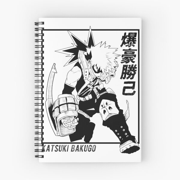 Item preview, Katsuki Bakugo Inspired Dynamic Anime Character Design from My Hero Academia designed and sold by -atisuto-.